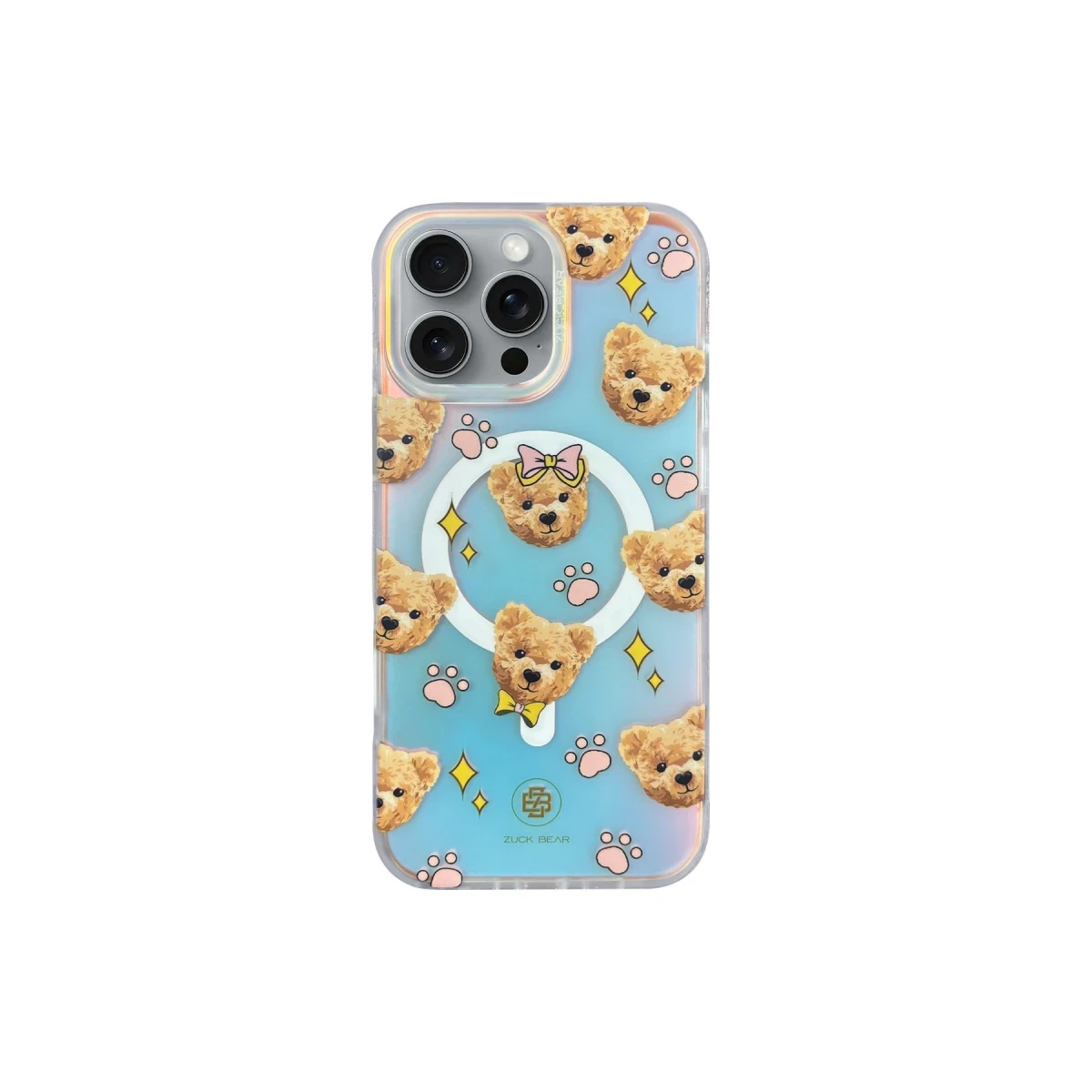ZuckBear Apple iPhone 16 Pro Max Darnell Frosted Laser Magsafe Kapak - Şeffaf