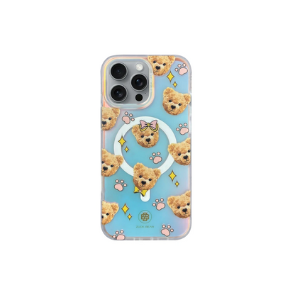 ZuckBear Apple iPhone 16 Pro Max Darnell Frosted Laser Magsafe Kapak - Şeffaf
